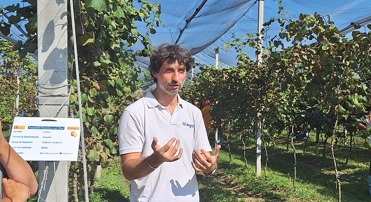 Nella foto: Emanuele Pierpaoli, responsabile sperimentazione Jingold Spa